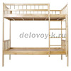 Кровать детская двухъярусная «Соня» (массив, лак) настил  фанера 4 мм