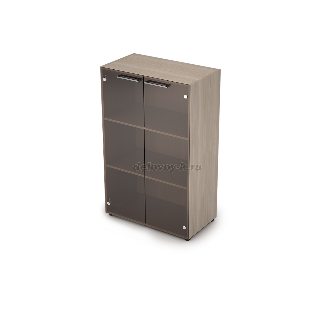 4Ш.017.3 Шкаф средний со стеклом (798*430*1277) фото