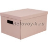 Коробка складная 40х28х20 см роз