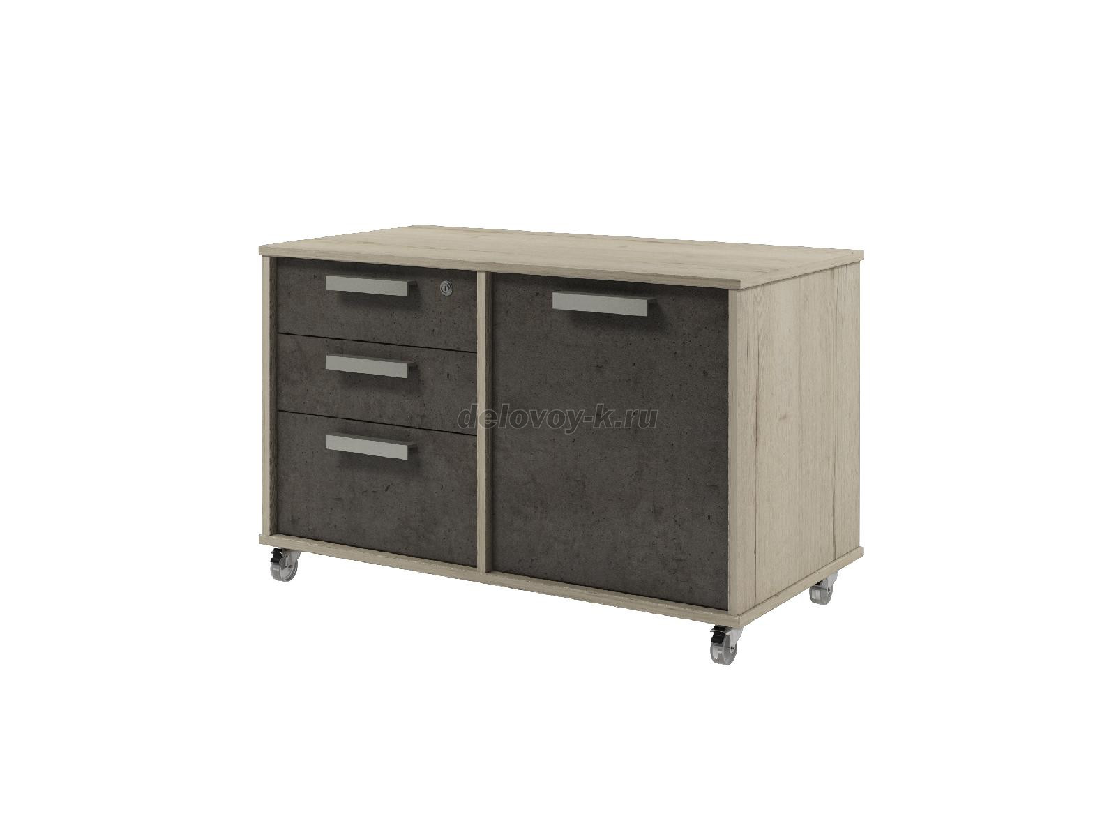 Z-290-1 Тумба греденция 3 ящика и дверь, подкатная фото