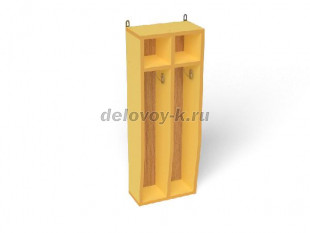 Шкаф для полотенец навесной 2-секционный (ШП-001-2) рис1