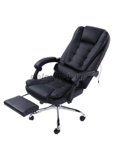 Кресло руководителя с вибромассажем и подножкой F1006 рис2