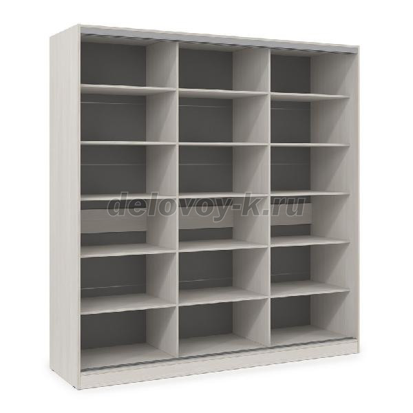 ШКЗЗЗ.24.7 Шкаф-купе 3-дверный Comfort (2398*600*2201) 3 зеркальные двери рис1