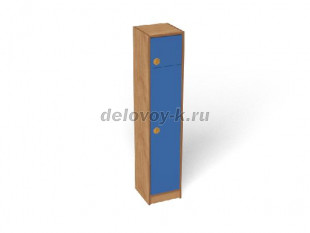 Шкаф 1-секционный с антресолью на цоколе (ШР-007-1) рис1