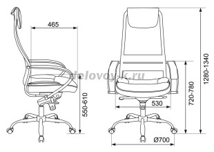 Кресло руководителя Бюрократ CH-609SL рис2