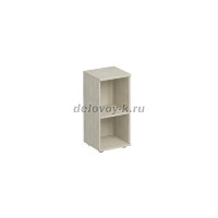 К.422 Стеллаж низкий узкий 400-840-380_Орех французский рис1