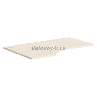 Столешница для перегородок эргономичная левая RBCET-1490 L 1400*900*25 рис1