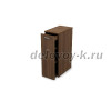 6Т.019 Тумба высокая с выкатной секцией (394-700-1150) Шамони темный