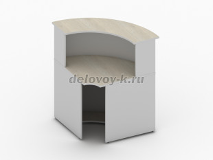 Стойка угловая внешняя 900х900х1200 правая 41.12R (Дуб Шамони/серый ) рис2