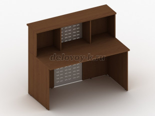 Стойка прямая правая с металлическим экраном 1400х770х1200 41.07R/441.06 (Орех) рис2