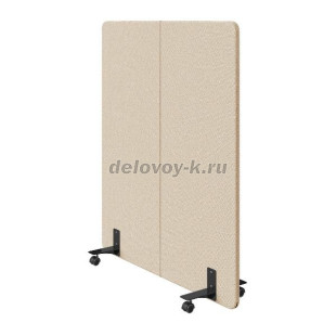 Перегородка мобильная на колесной опоре Муви 140*160*35 рис1