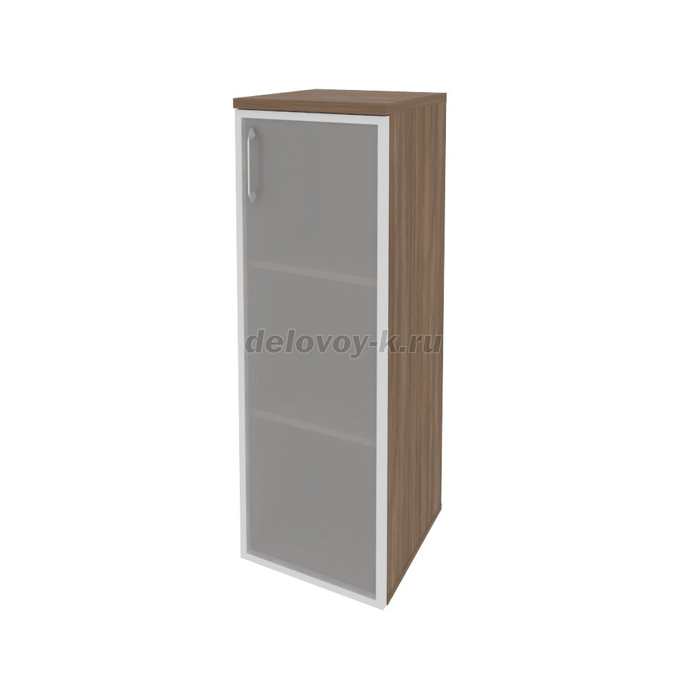 Шкаф средний узкий правый (1 средний фасад стекло в раме)  400*420*1207 O.SU-2.4R(R) фото