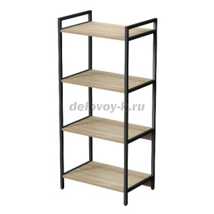 10СС.4.600 Стеллаж средний 4 полки (600*400*1328) рис1