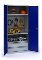 К-т ИП-1/2 (ИП-1: шкаф-1, полка-3, экран-1, ящик-2; полка УК-1, держ/ключей-1 крючки 8см - 1уп) рис1