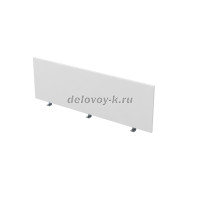 9БР.407.1 Барьер из ЛДСП фронтальный (1200-16-400) белый премиум-алюминий матовый 1 рис2