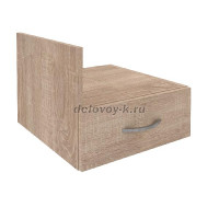 Тумба подвесная с 1 ящиком 407х450х323 рис1