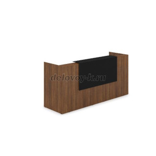 1КР-КЛ.001 Комплект Ресепшн с фартуком HPL 2432*750*1149 без подсветки рис1