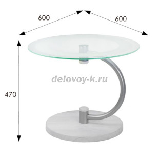Стол журнальный Дуэт 13Н рис2