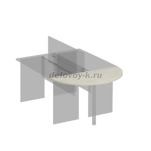 К.207 Приставка к столу без опоры 1235*25*600 рис1