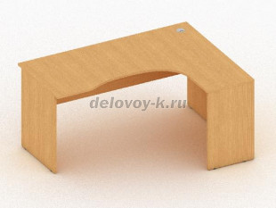 Стол эргономичный правый 1580х1200х750 ПР-41.15/ПР рис1