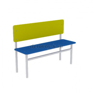 Скамья на металлокаркасе СМ 1100*375*800 рис1