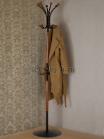 Вешалка-напольная-Д-1-ЛАЙТ-черный-средне-коричневый_h1 рис4