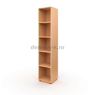 Шкаф для учебных пособий открытый узкий 400*400*1950 рис1