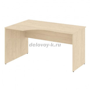 Стол криволинейный левый В.СА-2 (L) 1400*900*750 (Бук Артизан) рис1