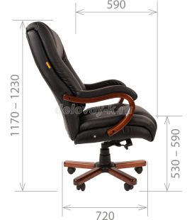 Кресло руководителя CHAIRMAN 503 кожа рис4