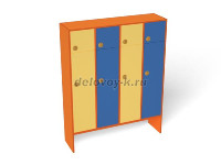 Шкаф 4-секционный с антресолью рис1