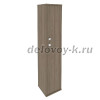 Шкаф высокий узкий левый (1 средняя дверь ЛДСП, 1 низкая дверь ЛДСП) Л.СУ-1.8 Л