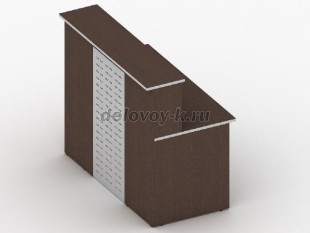 Стойка прямая правая с металлическим экраном 1180х770х1200 41.06R/441.06 (Венге) рис1