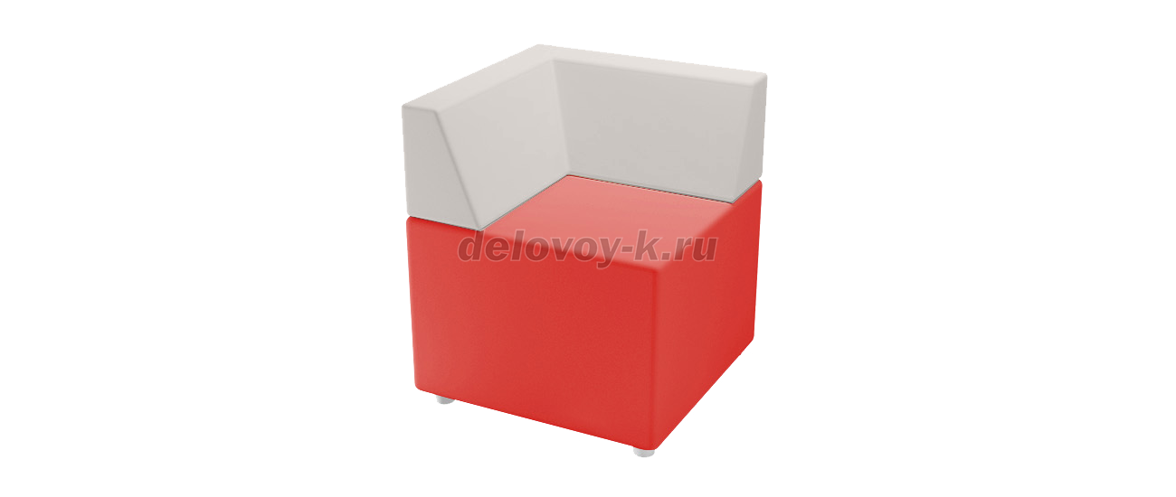 Секция угловая 1-местная, спинка угол 90 град. Модуль М-70/2 фото