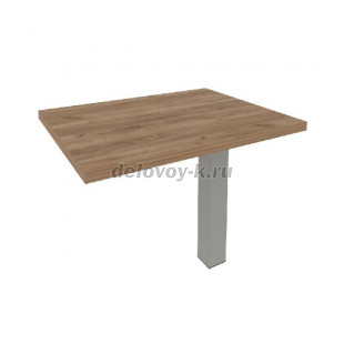 Брифинг-приставка для прямоугольного стола KB-4 (опора LT-710 в комплекте) 900*700*765 рис1