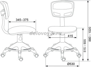 Кресло детское Бюрократ CH-299-F рис2