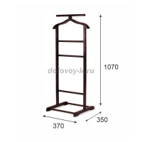 Вешалка костюмная В 6Н махагон_i рис3