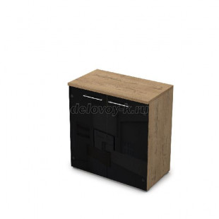 9НШ.023.4 Шкаф низкий со стеклом (800*450*845) рис1