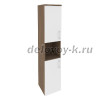 Шкаф высокий узкий левый (2 низких фасада ЛДСП)  O.SU-1.5(L)