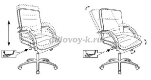 Кресло руководителя Бюрократ T-9927SL-LOW рис3