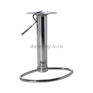 Стойка барного стула (труба+пиастра+подножка) рис1