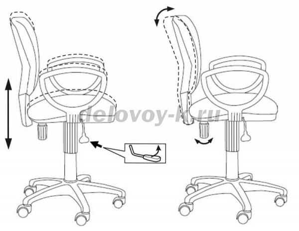 Кресло Бюрократ CH-626AXSN рис2