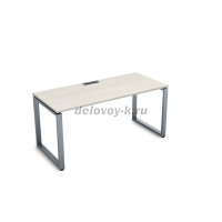 СРП-О.006.2 Стол рабочий, прямолинейный (2000-900-750) ivory_алюминий матовый рис3