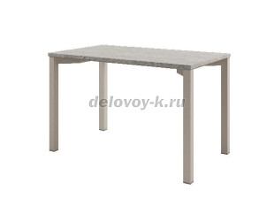 D-30 Стол на металлокаркасе, 1200*700*750 (Бетон Чефалу/Кашемир) рис1