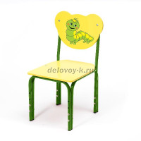 Стул детский регулируемый  Кузя  (00-1) ЖЗ Гусеница рис1