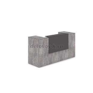 1КРТ-ДС.004.1 Комплект Ресепшн с фартуком ЛДСП 2232*763*1161 с подсветкой рис2