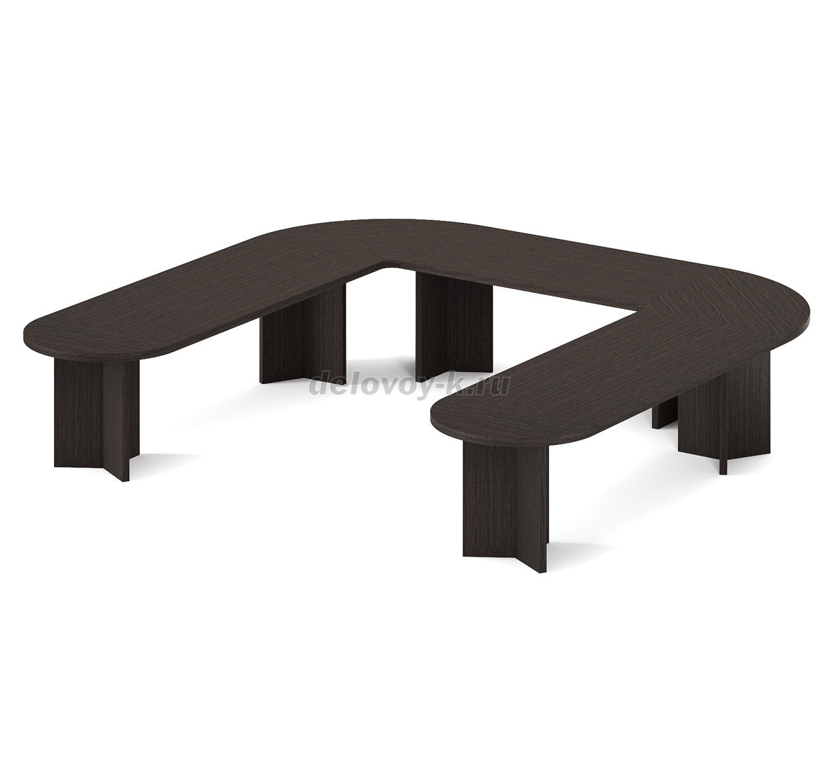 Стол переговоров П-образный L370  131S_SET8 V5V5 фото