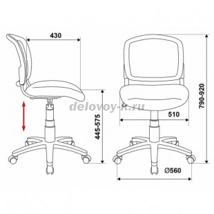 Кресло детское Бюрократ CH-W296NX рис2