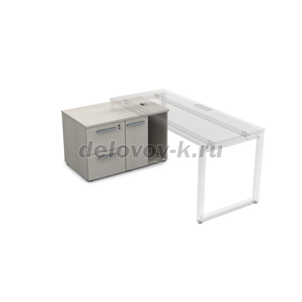 9Т.010 Тумба с двумя ящиками и дверкой (1000*600*620) рис3