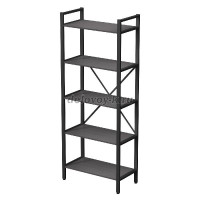 10СО.101 Стеллаж одиночный (800-400-2000)_graphit_Черный_1500 рис1