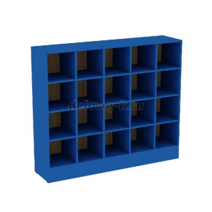 Шкаф для горшков на 20 мест ШДГ-03 1380*320*900 рис1